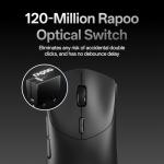 Rapoo VT7 MAX Wireless Gaming Mouse, True 8K Wireless Polling Rate, 53g Lightweight, Up to 500 Hr Battery, Nordic nRF54L15 MCU, 120-Million Optical Switch, 10 Programmable Buttons, Macro Enabled