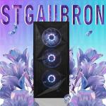 STGAubron Gaming PC Desktop Computer, AMD Ryzen 7 5700X up to 4.6G, GeForce RTX 3050 6G, 16GB DDR4, 1TB SSD, WiFi 6 & BT 5.2, RGB Fan x4, Windows 11 Home