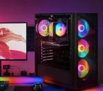 STGAubron Gaming PC Desktop Computer, AMD Ryzen 7 5700X up to 4.6G, GeForce RTX 3050 6G, 16GB DDR4, 1TB SSD, WiFi 6 & BT 5.2, RGB Fan x4, Windows 11 Home