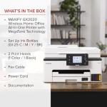 Canon MegaTank MAXIFY GX2020 All-in-One Wireless Color Printer – Print, Copy, Scan with Duplex Printing – Refillable Tank System, Compact Desktop Design – Wireless Print Scan Copy for Home & Office