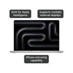 Apple 2024 MacBook Pro Laptop with M4 Pro, 14‑core CPU, 20‑core GPU: Built for Apple Intelligence, 16.2-inch Liquid Retina XDR Display, 24GB Unified Memory, 512GB SSD Storage; Silver