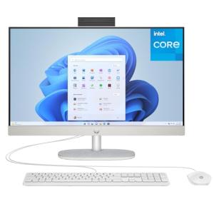 HP 24 Touchscreen All-in-One Desktop Computer for Home and School, Intel Processor (Beat i3-1110G4), 23.8" FHD Display, 32GB DDR4 RAM, 1TB PCIe SSD, WiFi 6, Bluetooth, Business AIO, Windows 11 Pro
