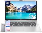 HP 17 inch Laptop for Business, 17.3" HD+ Touchscreen Display, Intel 12-Core Ultra 7 255U(up to 5.2 GHz), 32 GB DDR5, 2 TB SSD, Backlit Keyboard, WiFi 6, Windows 11 Pro, w/RECOLX AI Voice Recorder
