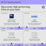 HP 17 inch Laptop for Business, 17.3" HD+ Touchscreen Display, Intel 12-Core Ultra 7 255U(up to 5.2 GHz), 32 GB DDR5, 2 TB SSD, Backlit Keyboard, WiFi 6, Windows 11 Pro, w/RECOLX AI Voice Recorder