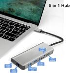 HP Touchscreen Laptop Computer for Home, 15.6" FHD Display, 16GB DDR4 RAM, 1TB PCIe SSD, Intel Processor Octa-Core, WiFi 6, Bluetooth 5.4, HDMI, Type-C, Moonlight Blue, Windows 11 Home, Type-C Hub