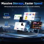 SGIN 15.6 Inch Laptop, 16GB RAM 1024GB SSD, Laptops Computers Celeron N5100, Win 11, Portable Notebook, 7000mAh, WiFi 6, 180° Open Angle, USB 3.2, for Business and Students