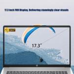 HP 17 Laptop, 17.3" FHD Display, 16GB RAM, 1TB SSD, AMD Ryzen 5 Processor(Beats i7-1165G7, Up to 4.3GHz), Webcam, Numeric Keypad, Long Battery Life, Windows 11 Home, Alpacatec Accessories, Silver