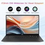 NIMO 17.3 IPS FHD Business Laptop Computer, Intel 6 Core i3-1215U, 32GB RAM, 1TB SSD, (Beat i5-1135G7, Up to 4.4GHz), 65W Type-C, Fingerprint, Backlit Keyboard, WiFi 6, Win 11