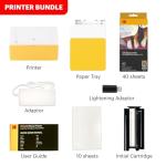 KODAK Dock Plus 4PASS Instant Photo Printer, 4x6” Portable Picture Printer, Bluetooth & Dock 2-in-1 Home and Gift Printer for iPhone & Android, 50 Sheets Bundle