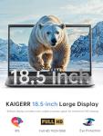 KAIGERR 18.5 inch Laptop, 2025 Laptop, 16GB RAM 512GB NVMe SSD, Ιntel N150 Processor(Up to 3.6GHz), Laptop Computer, 1080 FHD Display for Business & Students, 8000Mah Battery, Wi-Fi