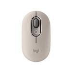 Logitech POP Mouse, Wireless Mouse with Customizable Emojis, SilentTouch Technology, Precision/Speed Scroll, Compact Design, Bluetooth, Multi-Device, OS Compatible - Mist