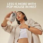 Logitech POP Mouse, Wireless Mouse with Customizable Emojis, SilentTouch Technology, Precision/Speed Scroll, Compact Design, Bluetooth, Multi-Device, OS Compatible - Mist