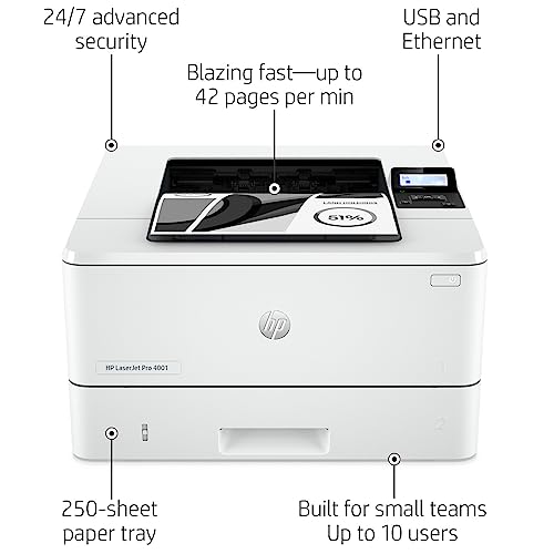 HP Jet-Laser Pro 4001n Monochrome Laser Printer