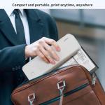 JADENS Portable Printers Wireless for Travel, Thermal Inkless Printer, Support 8.5" X 11" Thermal Paper, Compatible with iOS, Android & Laptop