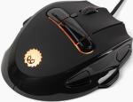 Hedgehog Gaming MMO Mouse - 23 Programmable Buttons, 16 000 DPI Optical Sensor, Switch to Joystick Mode with Spring-Loaded Base - PC, Mac, and Linux