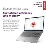 Lenovo Touchscreen Laptop with Lifetime Office 365 for The Web - IdeaPad 3i - Intel Core i3 Processor - 15.6“ Full HD - 12GB RAM - 256GB SSD - Bluetooth - Webcam - Windows 11 no Mouse