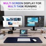 KOOSMILE Mini Laptop, Small Laptop Win11 Pro 8 inch HD Touch Screen N150 2-in-1 Pocket PC 12GB LPDDR5 RAM, 512GB/1TB SSD Wi-Fi 6,BT 5.2,HDMI,2MP Camera Convertible Laptop(N150-12GB+1TB)