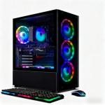 STGAubron Gaming PC Desktop Computer, Intel Core i7 up to 3.9G, GeForce GTX 1660 Super 6G, 32GB RAM, 1TB SSD, WiFi, BT 5.0, RGB Fan x6, Windows 11 Home