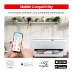 Canon PIXMA TS6520 Wireless Color Inkjet Printer for Duplex Printing, White – Home Printer with Copier/Scanner, 1.42” OLED Display, Intuitive Control Panel, Compact Design