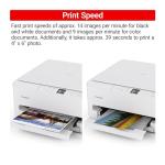 Canon PIXMA TS6520 Wireless Color Inkjet Printer for Duplex Printing, White – Home Printer with Copier/Scanner, 1.42” OLED Display, Intuitive Control Panel, Compact Design