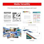 Canon PIXMA TS6520 Wireless Color Inkjet Printer for Duplex Printing, White – Home Printer with Copier/Scanner, 1.42” OLED Display, Intuitive Control Panel, Compact Design