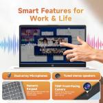 HP 15.6" Touchscreen Laptop 2026, 13th Gen Intel i3-1315U(Up to 4.5GHz), 15.6 inch Anti-Glare Display, 16GB RAM + 512GB SSD, Win 11 Pro, Wi-Fi 6, AI Copilot for Business & School, Patented KB Kit