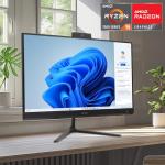 Acer Aspire C24 AIO Desktop | 23.8" Full HD IPS 120Hz Display | AMD Ryzen 5 7430U Hexa-Core Processor | AMD Radeon Graphics | 16GB DDR4 | 512GB SSD | Wi-Fi 6E | USB Keyboard & Mouse | C24-2G-UR15