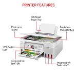 Canon MegaTank G3270 All-in-One Wireless Inkjet Printer. for Home Use, Print, Scan and Copy,White