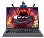 KAIGERR Gaming Laptop, 2025 Laptop with AMD Ryzen 7 7735HS (8C/16T, Up to 4.75GHz), 16GB DDR5 512GB NVMe SSD Laptop Computer, Up to 4TB, 16-inch FHD Display, WiFi 6, Backlit KB, Type-C, Dual Fans