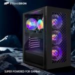 STGAubron Gaming Desktop PC, Intel Core I7 8th Gen up to 4.1G, GeForce GTX 1660 Super 6G, 16G DDR4, 512G SSD, WiFi 6 & BT 5.2, RGB Fan x4, Windows 11 Home