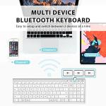 iClever BK10 Wireless Bluetooth Keyboard with Number Pad