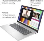 HP 17 Laptop (17.3" FHD Anti-Glare, 64GB RAM, 2TB SSD, AMD Ryzen 5 7430U (> Intel i5-1334U)), Webcam, Long Battery Life, Fast Charge, Numeric Pad, HDMI, Win 11 Pro w/AI Copilot, Business & Student