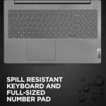 Lenovo Laptop V15 Gen 4 for Business (15.6" FHD Anti-glare, AMD Ryzen 7 7730U (Beat i7-1355U), 16GB RAM, 512GB SSD), Numeric Keypad, Webcam w/Shutter, Ethernet, Win 11 Pro w/AI Copilot, Grey