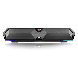 Edifier MG300 Computer Sound Bar: Loud Speakers with Deep Bass - Switch RGB Built-in Microphone for Gaming Speakers Wireless Bluetooth 5.3 & USB Adapter PC Sound Bar for Desktop