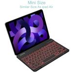 Arteck Universal Backlit 7-Colors Ultra Light Slim Portable Wireless Bluetooth 3.0 Keyboard for iOS iPad Pro, Air, Mini, Android, Windows Tablets PC Smartphone Built in Rechargeable 6-Month Battery