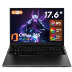 jumper 17.6 Inch Laptop with Office 365, N95 CPU,16GB RAM 1TB SSD+128GB Storage,100% sRGB FHD Display,Windows 11, Backlit Keyboard, WiFi-6,7000mAh, DC Fast-Charging,Laptops for Students and Business