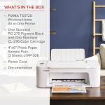 Canon PIXMA TS3720 Wireless All-in-One Printer for Basic Home Printing, White
