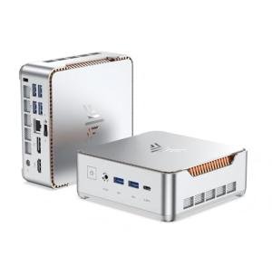 KAMRUI Hyper H2 Mini Gaming PC, in-tel Core i9-11900H (Beat i5/i7, up to 4.9GHz) 32GB RAM 1TB SSD Mini Desktop Computers, Triple 4K Display 6*USB3.2, USB-C, HDMI, DP, WiFi6, BT5.2, Gaming Home Office