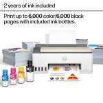 HP Smart Tank 5103 Wireless All-in-One Ink Tank Printer, Scanner,2 Years of Ink, 100 Sheets of Photo Paper Included, Cartridge-Free, Refillable, AI-Enabled (5D1B2A)