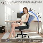 Ergonomic Black Office Chair with Adjustable Support