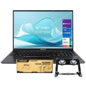 ASUS Vivobook 16 F1605 Business Pro Laptop, 16" WUXGA (1920 x 1200), Intel i7-1355U, 16GB RAM, 1TB SSD, Bundle with PCO Notebook Folding Radiator, Laptop Cooler