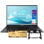 ASUS Vivobook 16 F1605 Business Pro Laptop, 16" WUXGA (1920 x 1200), Intel i7-1355U, 16GB RAM, 1TB SSD, Bundle with PCO Notebook Folding Radiator, Laptop Cooler