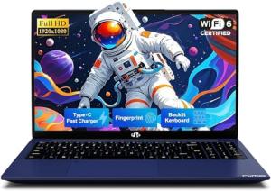 NIMO 15.6" FHD Laptop Computer, Intel Pentium N150 (Beat i3-1115G4, 4-Core Up to 3.4GHz), Laptop with Backlit Keyboard 65W GaN Type-C Fingerprint 16GB RAM 1TB SSD, for Home-Student and Business