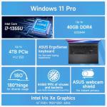 ASUS Vivobook 16 F1605 Business Pro Laptop, 16" WUXGA (1920 x 1200), Intel i7-1355U, 16GB RAM, 1TB SSD, Bundle with PCO Notebook Folding Radiator, Laptop Cooler