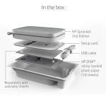 HP Sprocket Portable 2x3 Instant Photo Printer (Luna Pearl) Print Pictures on Zink Sticky-Backed Paper from Your iOS & Android Device.