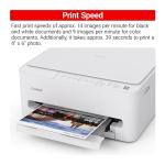 Canon PIXMA TS4320 Wireless Color Inkjet Printer for Duplex Printing, White – Cost Efficient Home Printer with Copier/Scanner, Compact Design, Easy Setup, 1 Year Limited Warranty