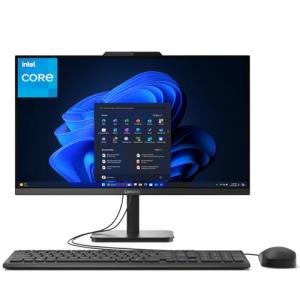 Lenovo 24" All-in-One Desktop Computer for Home Office, 16GB DDR4 RAM, 512GB PCIe SSD, FHD AIO, Intel 4-Core Processor, WiFi 6, Bluetooth, Win 11 Home