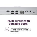 Lenovo All-in-One Desktop with Intel 4-Core Processor| 24 inch Full HD Display| 16GB DDR4 RAM, 256GB PCIe SSD| WiFi 6| Bluetooth| HDMI, USB, Ethernet Ports| Windows 11 Pro| For Business & Personal Use