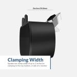 Cyber Acoustics USB & Bluetooth Speaker Bar (CA-2890PRO) USB Powered with Speakerphone for PC and Bluetooth to Connect to Smartphones, Clamps to Monitors up to 2 Inches Thick, 20 Watts