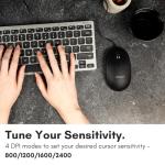 Macally Wired USB C Mouse for Mac and PC - Slim, Quiet, and Reliable - 4 DPI Mode Type C for Laptop, MacBook Pro/Air, iMac - Wired Mice USBC